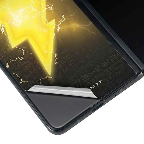 DC Comics Black Adam Lightning Bolt Galaxy Z Fold4 5G Skin
